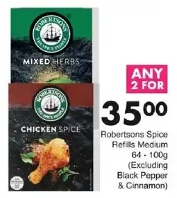 Save Robertsons Spice Refills Medium offer