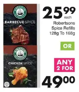 Save Robertsons Spice Refills offer
