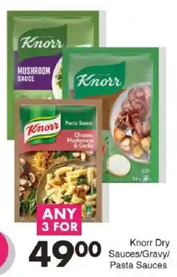 Save Knorr Dry Sauces/ Gravy/ Pasta Sauces offer