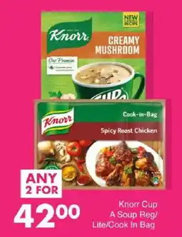 Save Knorr Cup A Soup Reg/ Lite/ Cook In Bag offer