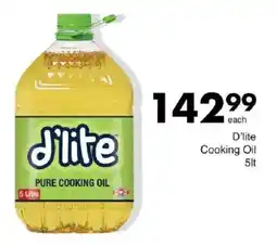 Save D'lite Cooking Oil offer