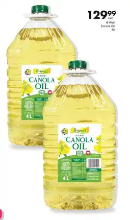 Save B-Well Canola Oil offer
