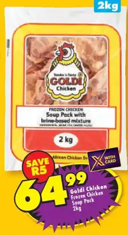 Shoprite Goldi Chicken Frozen Chicken Soup Pack offer
