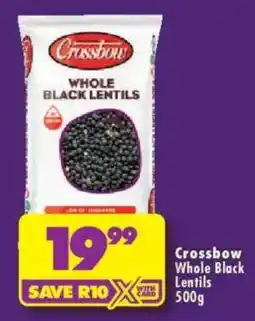 Shoprite Crossbow Whole Black Lentils offer