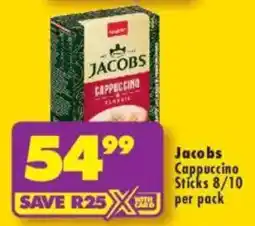 Shoprite Jacobs Cappuccino Sticks offer