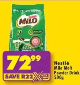 Shoprite Nestlé Milo Malt Powder Drink offer