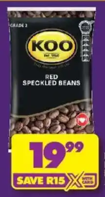 Shoprite Koo Red Speckled Beans offer