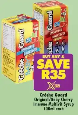 Shoprite Créche Guard Original/ Baby Cherry Immune Multivit Syrup offer