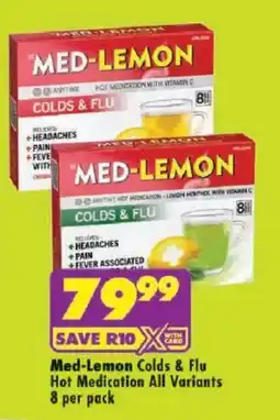 Shoprite Med-Lemon Colds & Flu Hot Medication All Variants offer