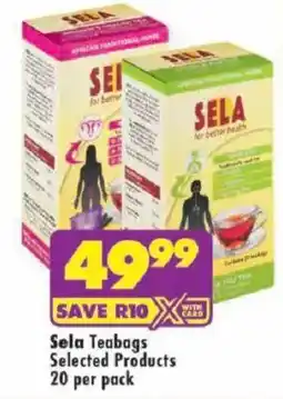 Shoprite Sela Teabags offer