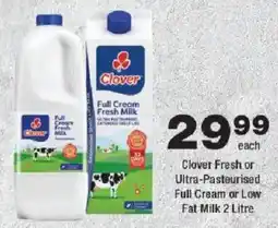 OK urban Clover Fresh or Ultra-Pasteurised Full Cream or Low Fat Milk offer