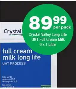OK urban Crystal Valley Long Life UHT Full Cream Milk offer