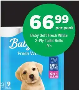 OK urban Baby Soft Fresh White 2-Ply Toilet Rolls offer