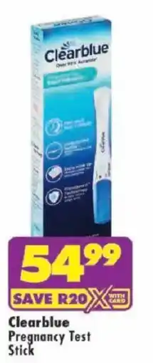 Shoprite Clearblue Pregnancy Test Stick offer