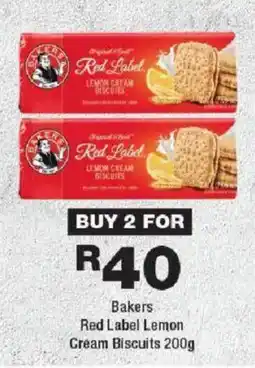 OK urban Bakers Red Label Lemon Cream Biscuits offer