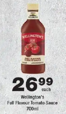 OK urban Wellington's Full Flavour Tomato Sauce offer