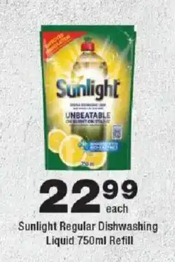 OK urban Sunlight Regular Dishwashing Liquid Refill offer
