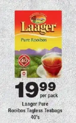 OK urban Laager Pure Rooibos Tagless Teabags offer