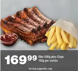 OK urban Ribs plus Chips offer