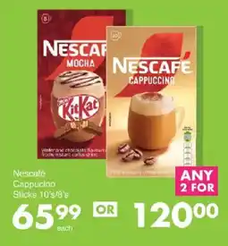 Save Nescafé Cappucino Sticks offer