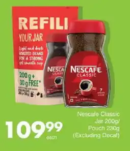 Save Nescafe Classic Jar/ Pouch offer