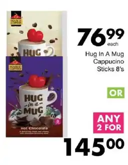 Save Hug In A Mug Cappucino Sticks offer