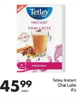 Save Tetley Instant Chai Latte offer