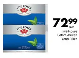 Save Five Roses Select African Blend offer