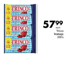 Save Trinco Teabags offer