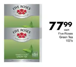 Save Five Roses Green Tea offer