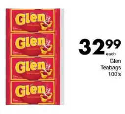 Save Glen Teabags offer