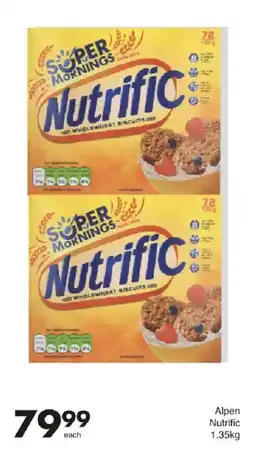 Save Alpen Nutrific offer