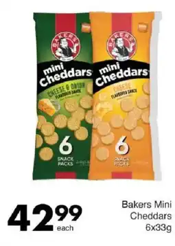 Save Bakers Mini Cheddars offer