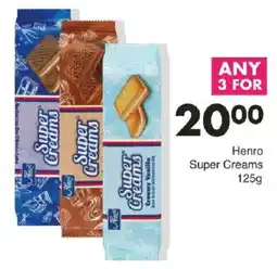 Save Henro Super Creams offer