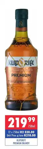 Ultra Liquors Klipdrift premium brandy offer