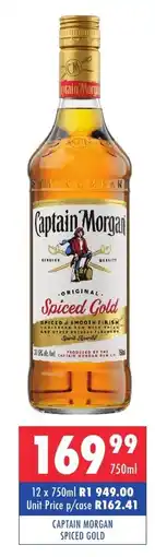 Ultra Liquors Captain morgan spiced gold offer