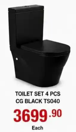Build It Toilet set cg black ts040 offer