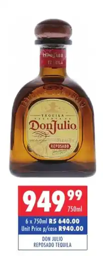 Ultra Liquors Don julio reposado tequila offer