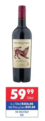 Ultra Liquors The wolftrap red offer