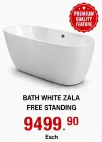 Bath white zala free standing