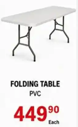 Build It Folding table pvc offer
