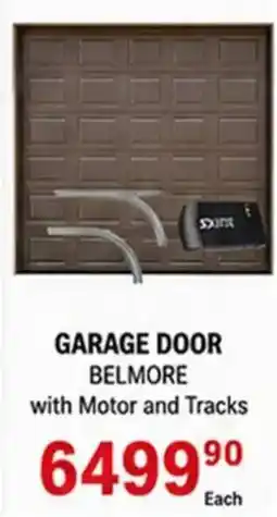 Build It Garage door belmore with motor and tracks offer
