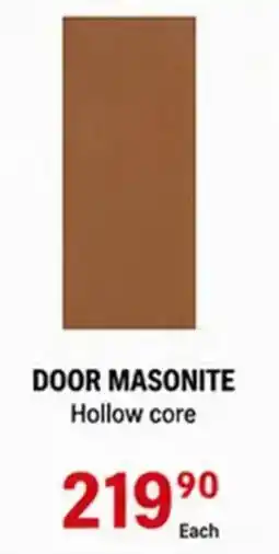 Build It Door masonite hollow core offer