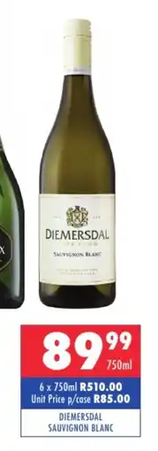 Ultra Liquors Diemersdal sauvignon blanc offer