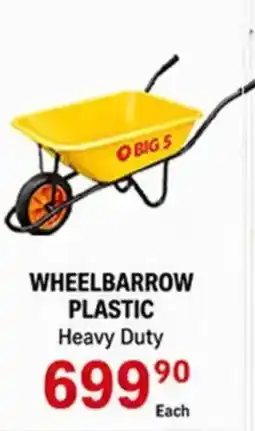 Build It Wheelbarrow plastic heavy duty offer