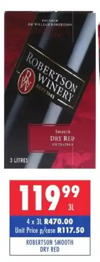 Ultra Liquors Robertson smooth dry red offer