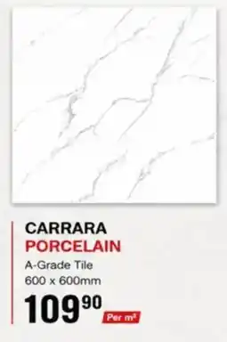 Build It Carrara Porcelain A-Grade Tile offer