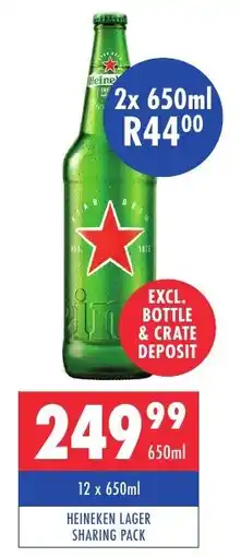 Ultra Liquors Heineken lager offer