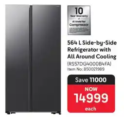 Makro Samsung Side-by-Side Refrigerator with All Around Cooling offer