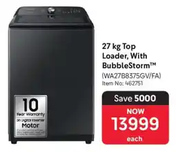 Makro Samsung Top Loader, With BubbleStorm offer